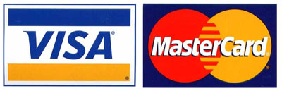 Visa and 
        Mastercard are accepted here